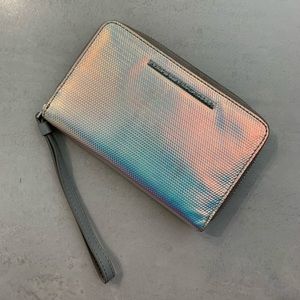 MARC Marc Jacobs Holographic Phone Wallet Wristlet